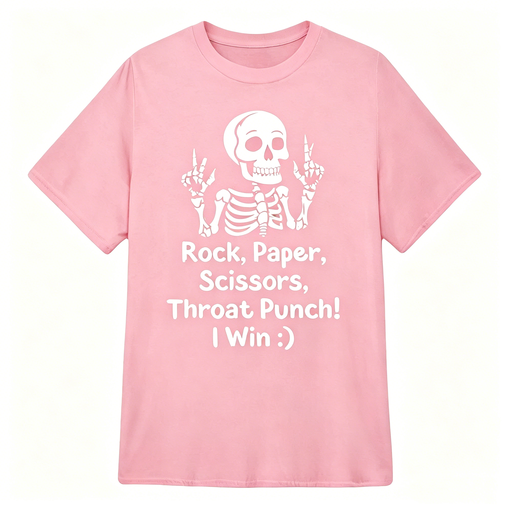 "Rock, Paper, Scissors, Throat Punch" T-Shirt