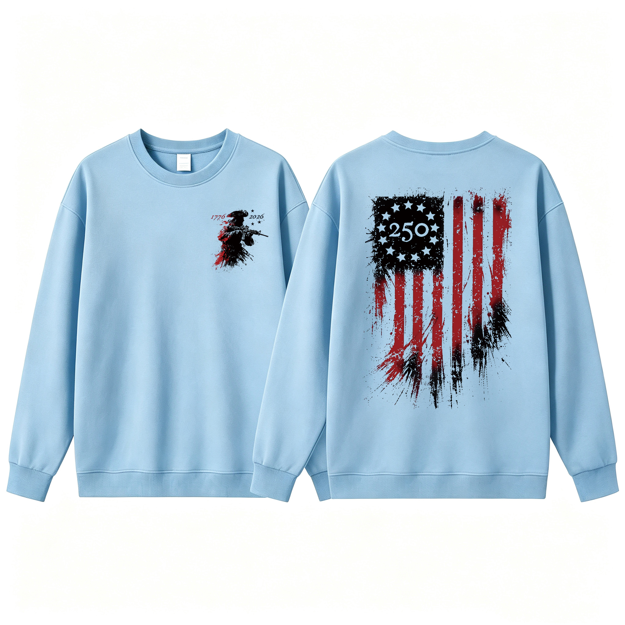 250th Anniversary Distressed American Flag T-Shirt/Sweatshirt/Hoodie