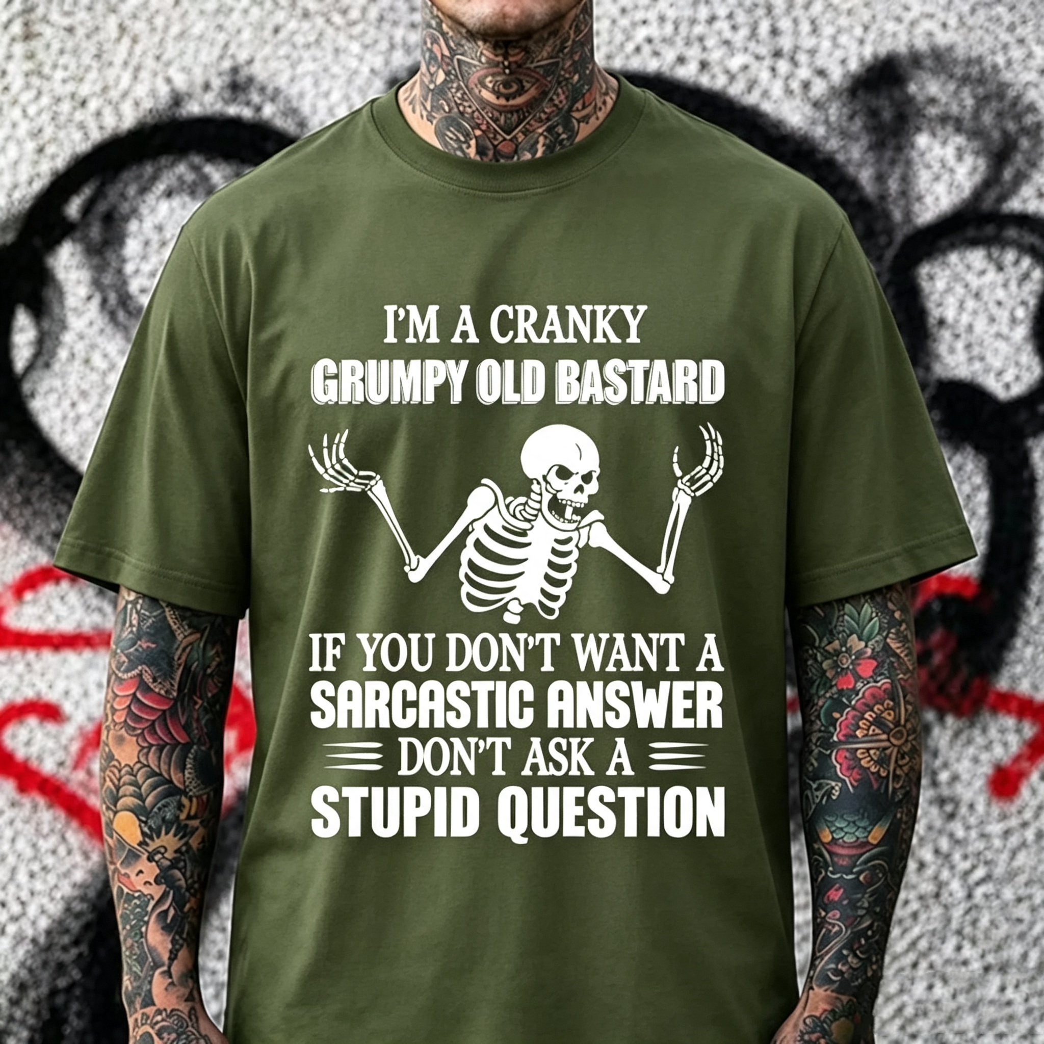 "I'm A Cranky Grumpy Old Bastard..." T-Shirt