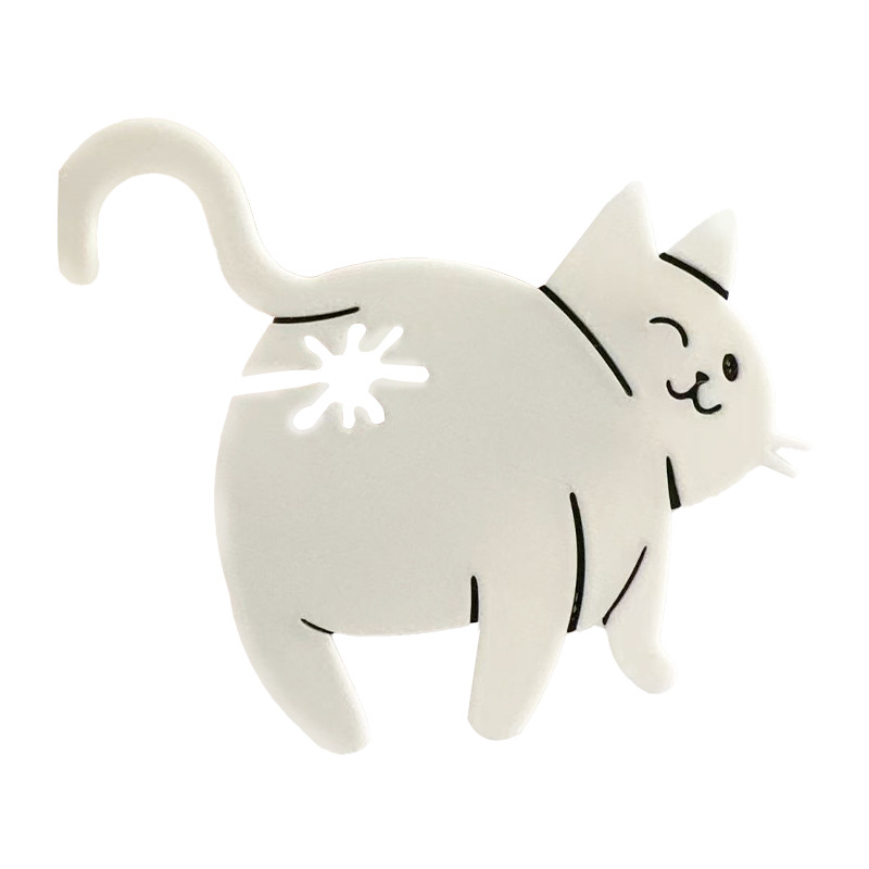 3 Pcs Cat Butt Bread Clip - 3D Printed Humorous Kitchen Gadget - Plastic Bag Holder for Bread & Snacks