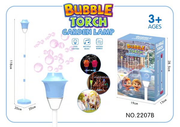 Automatic Handheld Bubble Machine for Kids, Bubble Maker Spring Summer Toys with Lights