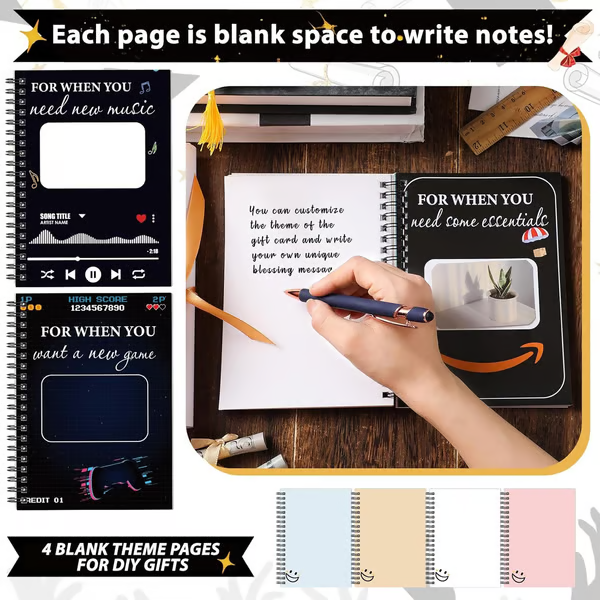 🎓📚College Survival Gift Card Book 🎁Surprises On Every Page📚Hardcover & Durability Line