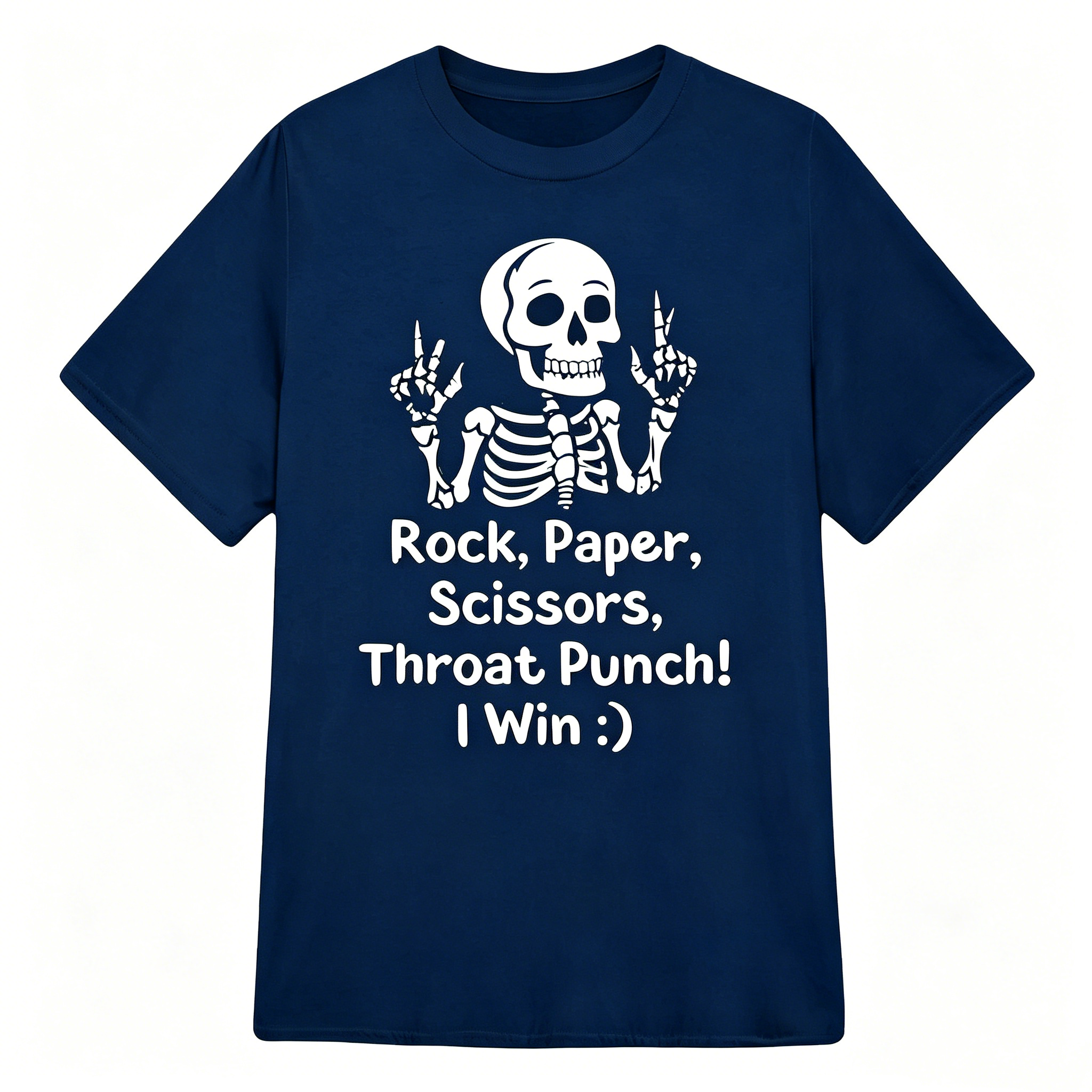 "Rock, Paper, Scissors, Throat Punch" T-Shirt