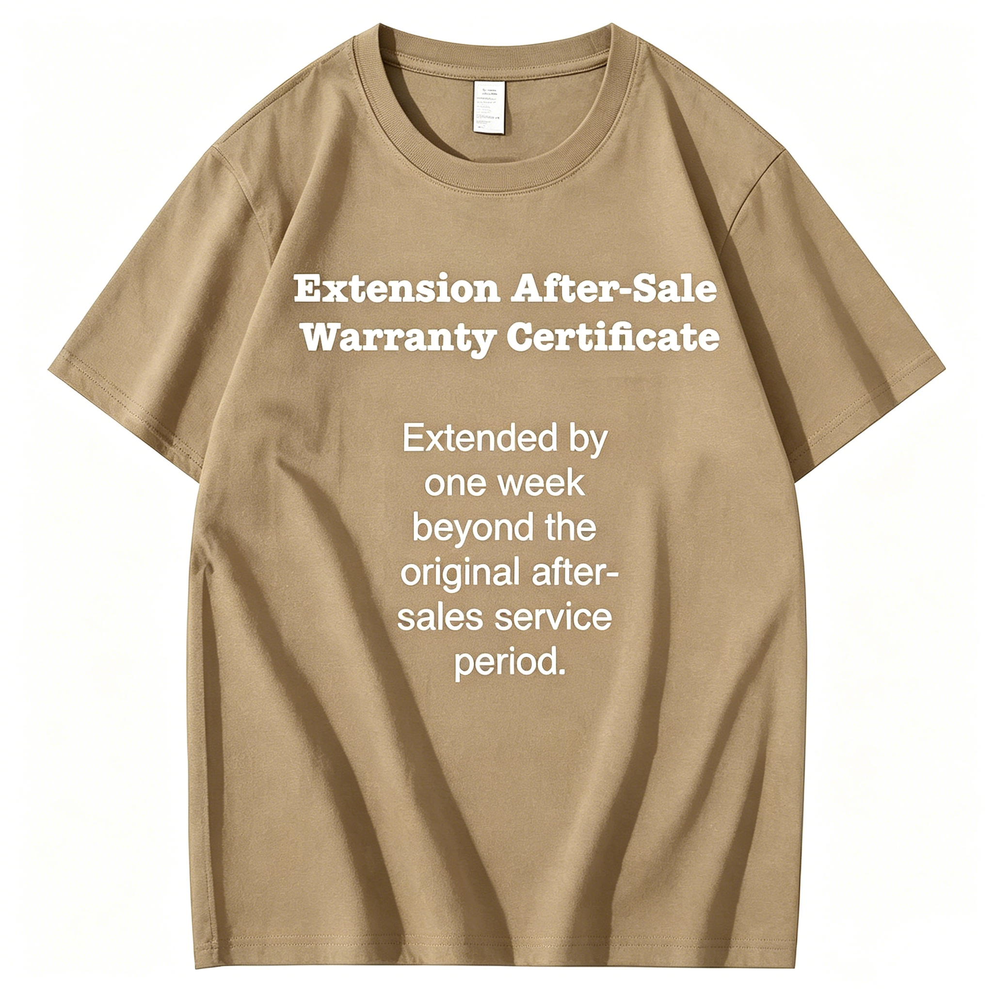 "Extension After-Sale Warranty Certificate" T-Shirt