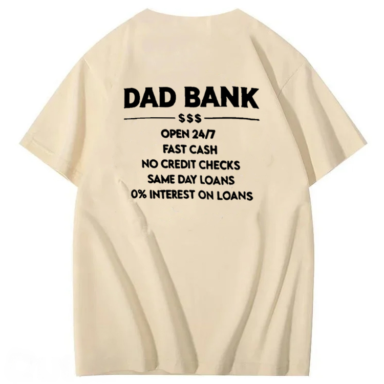 Dad Bank T-shirt, Funny Father's Day Gift