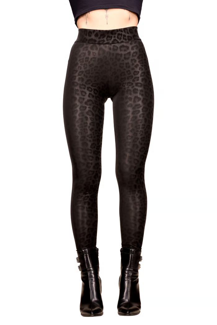 Sexy Leopard Print Hip-lifting Slim-fit Yoga Leggings