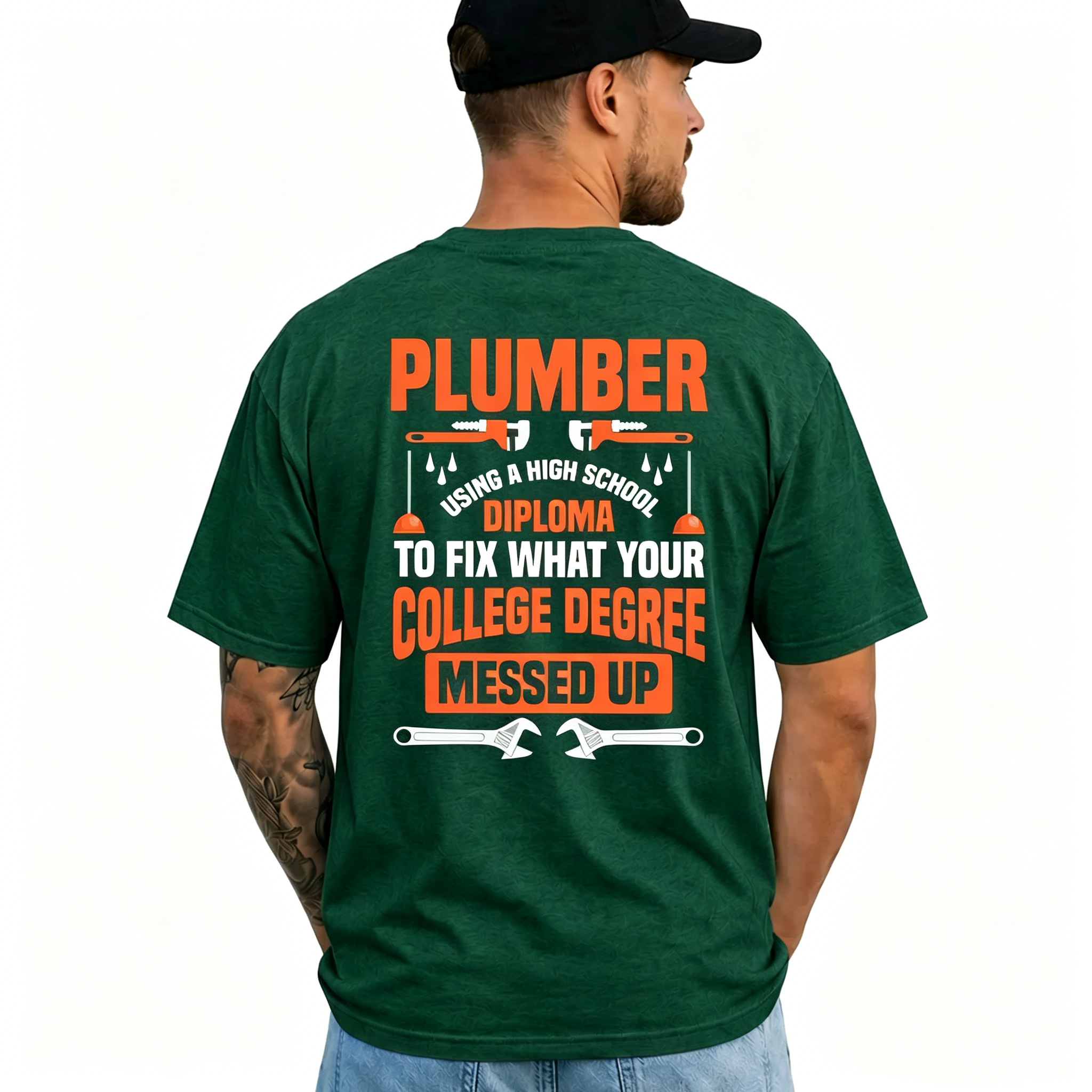 Plumber funny shirt plumbing T-shirt