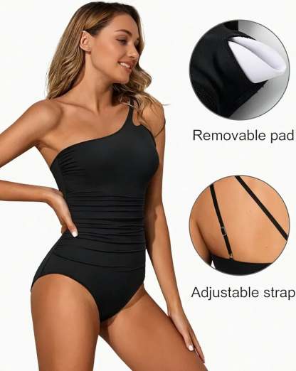 🔥Last Day 49% OFF - ✨One Shoulder One Piece Swimsuit for Women