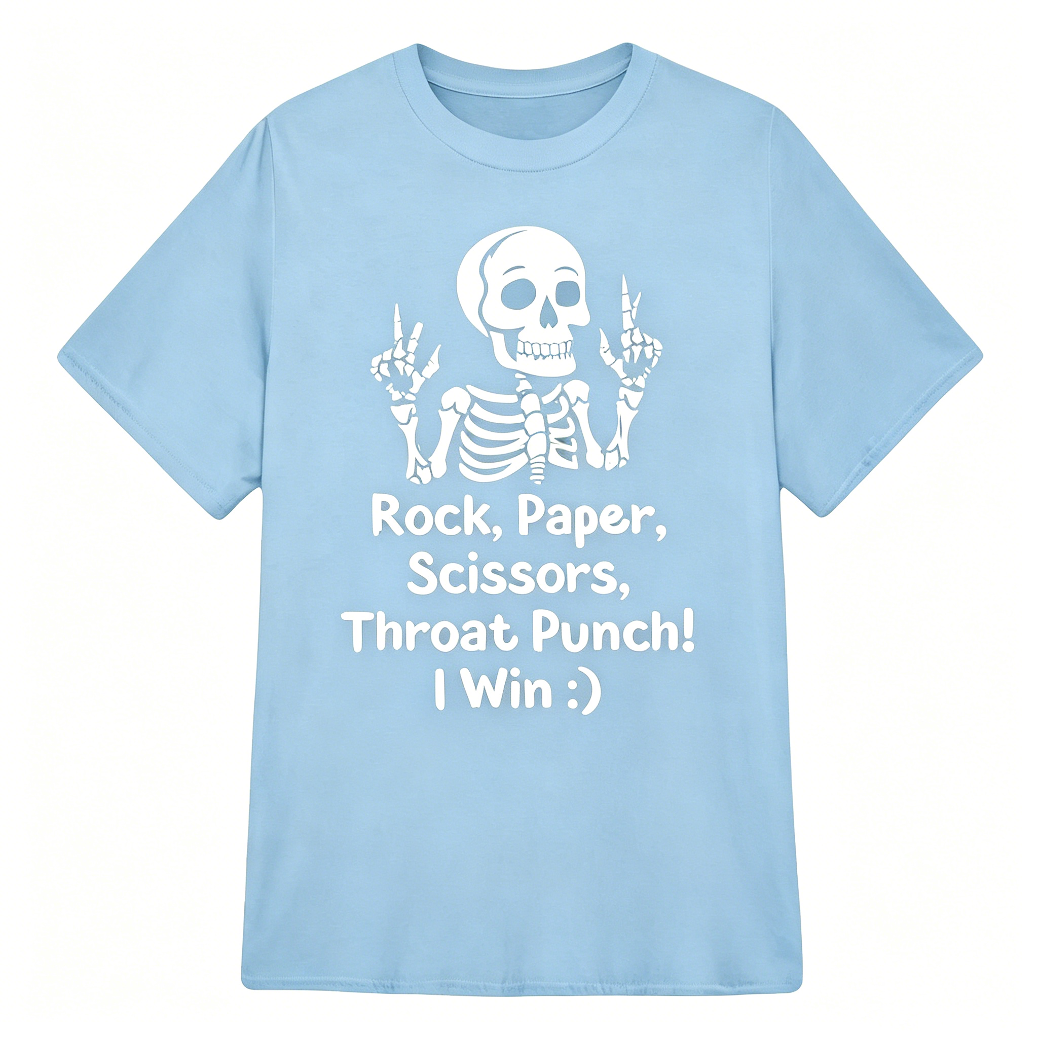 "Rock, Paper, Scissors, Throat Punch" T-Shirt