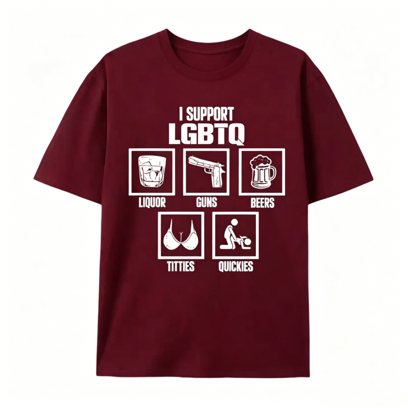 I Support LGBTQ Funny T-Shirt