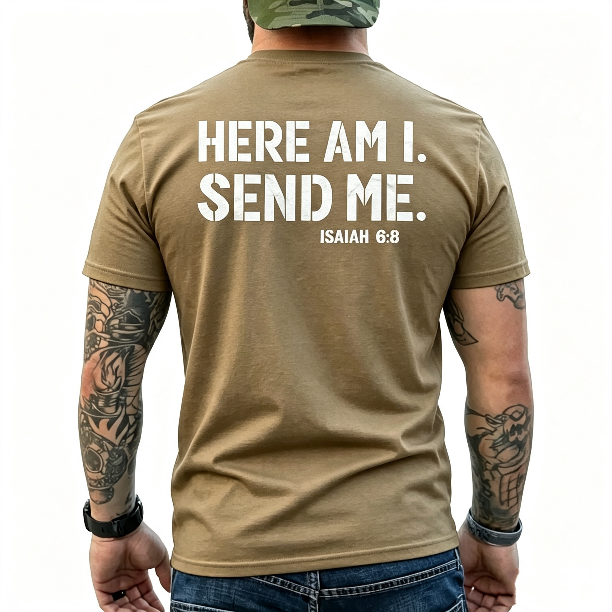 "Here Am I Send Me" Isaiah 6:8 T-Shirt