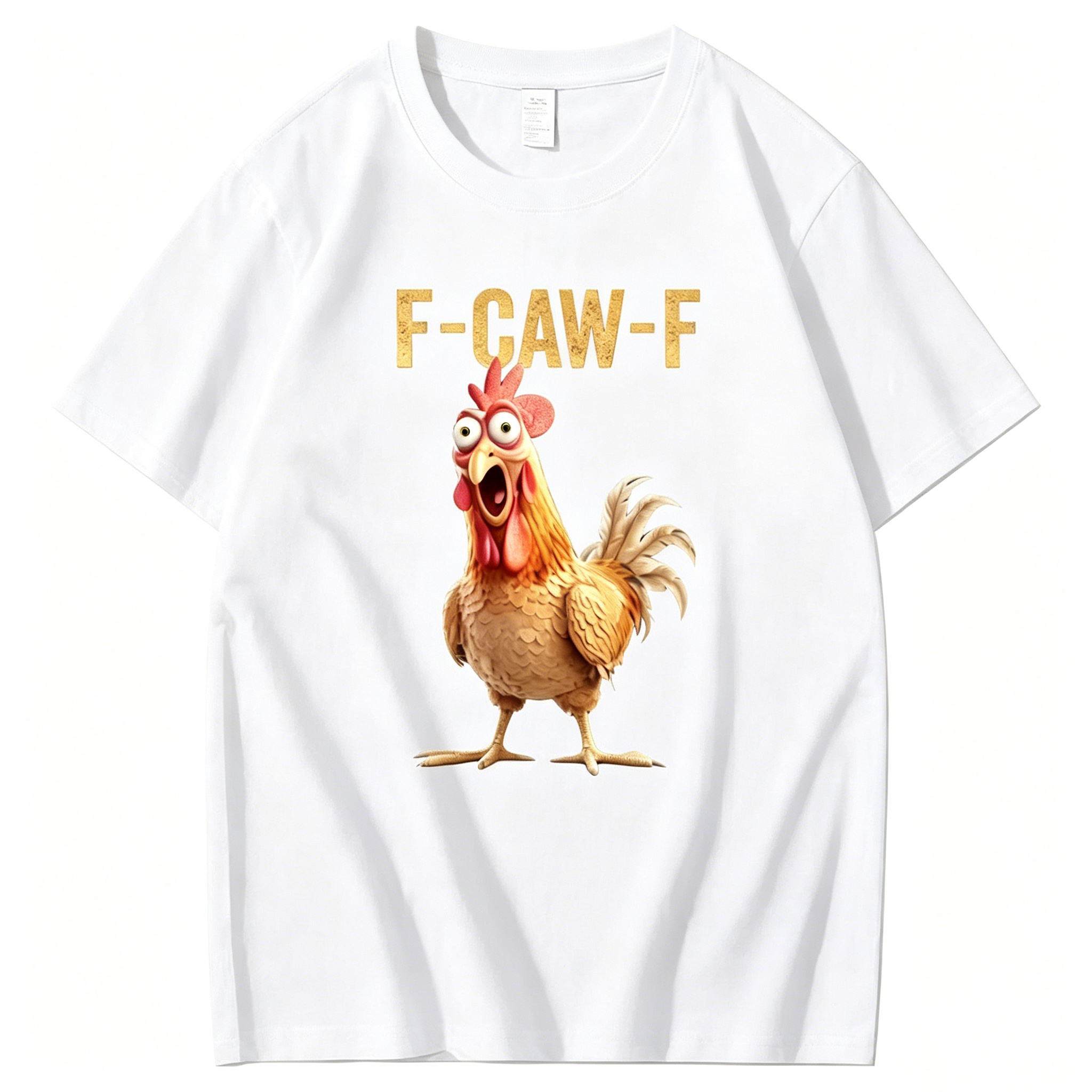 F-Caw-F Chicken 100% Cotton T-shirt