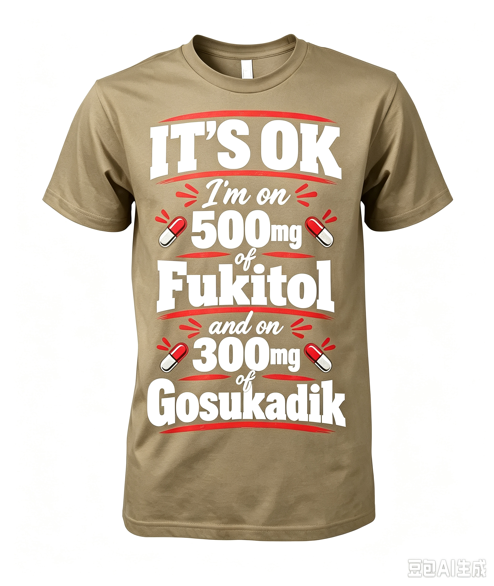 "It's Okay I'm On 500 mg..." T-Shirt