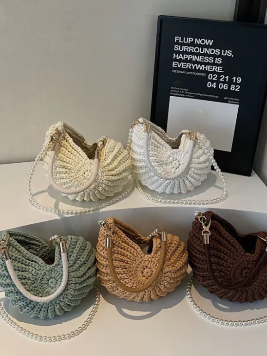 🔥Last Day 50% OFF - 👜 🐚 Crochet Shell Bag