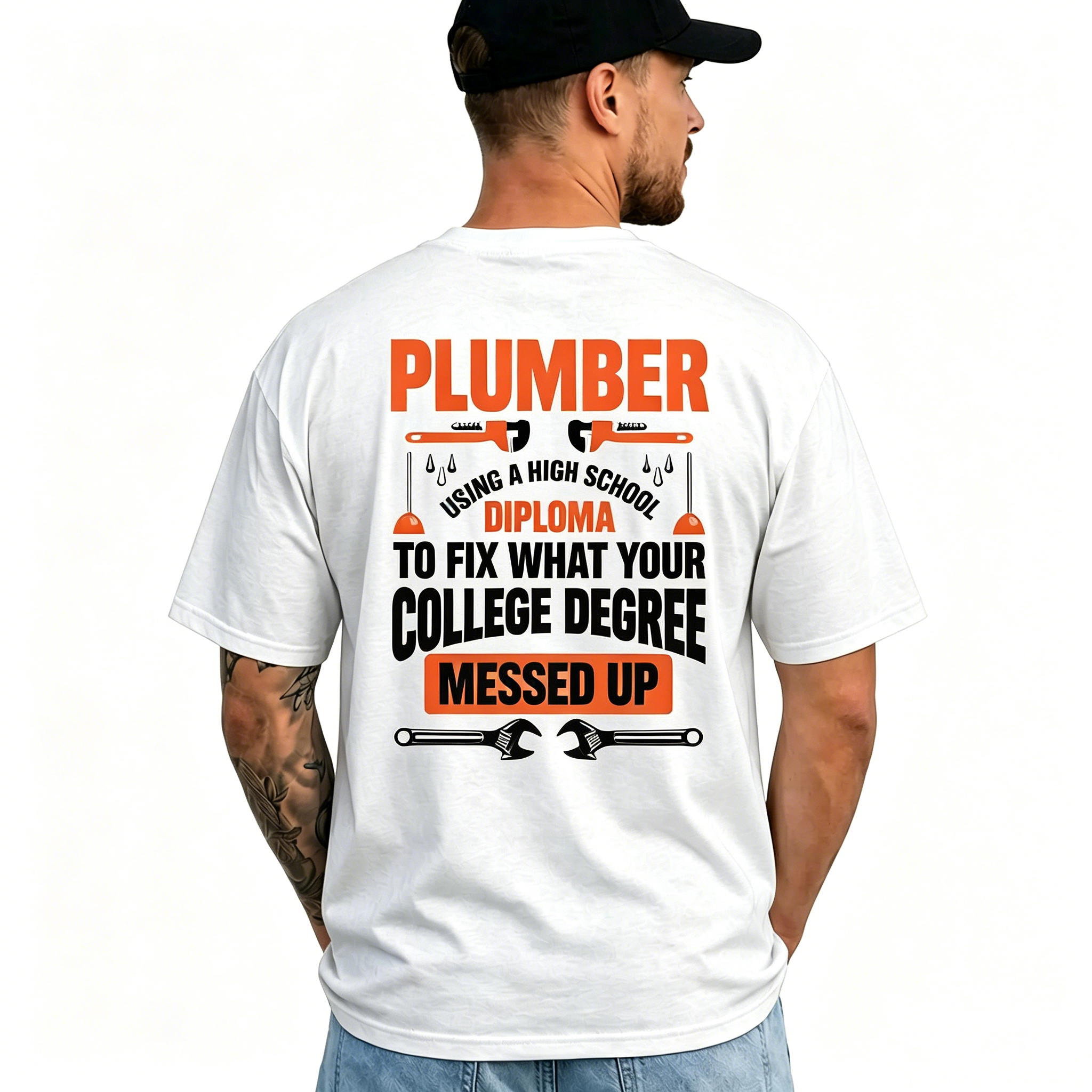 Plumber funny shirt plumbing T-shirt
