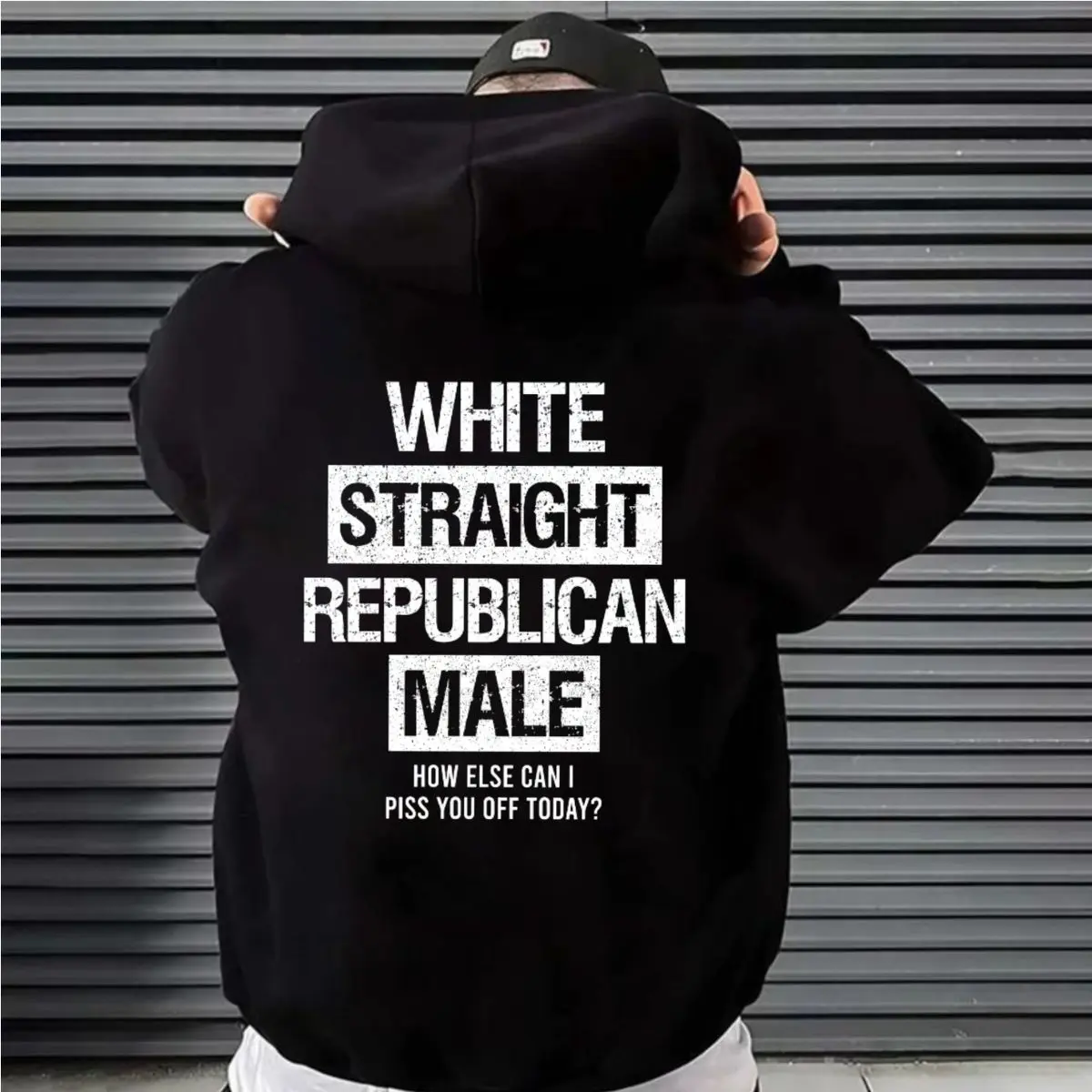 White Straight Republican Male Shirt, How else can i piss you off today