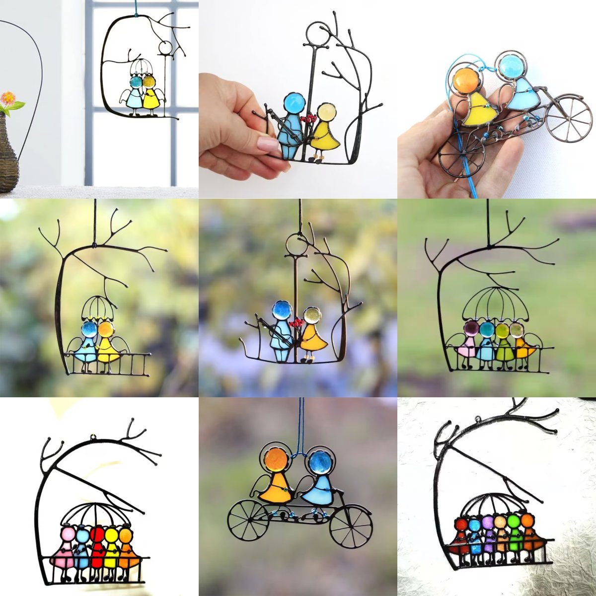 🎁Last Day Promotion 40% OFF - Suncatcher Stained Sea Glass Art Window Hangings