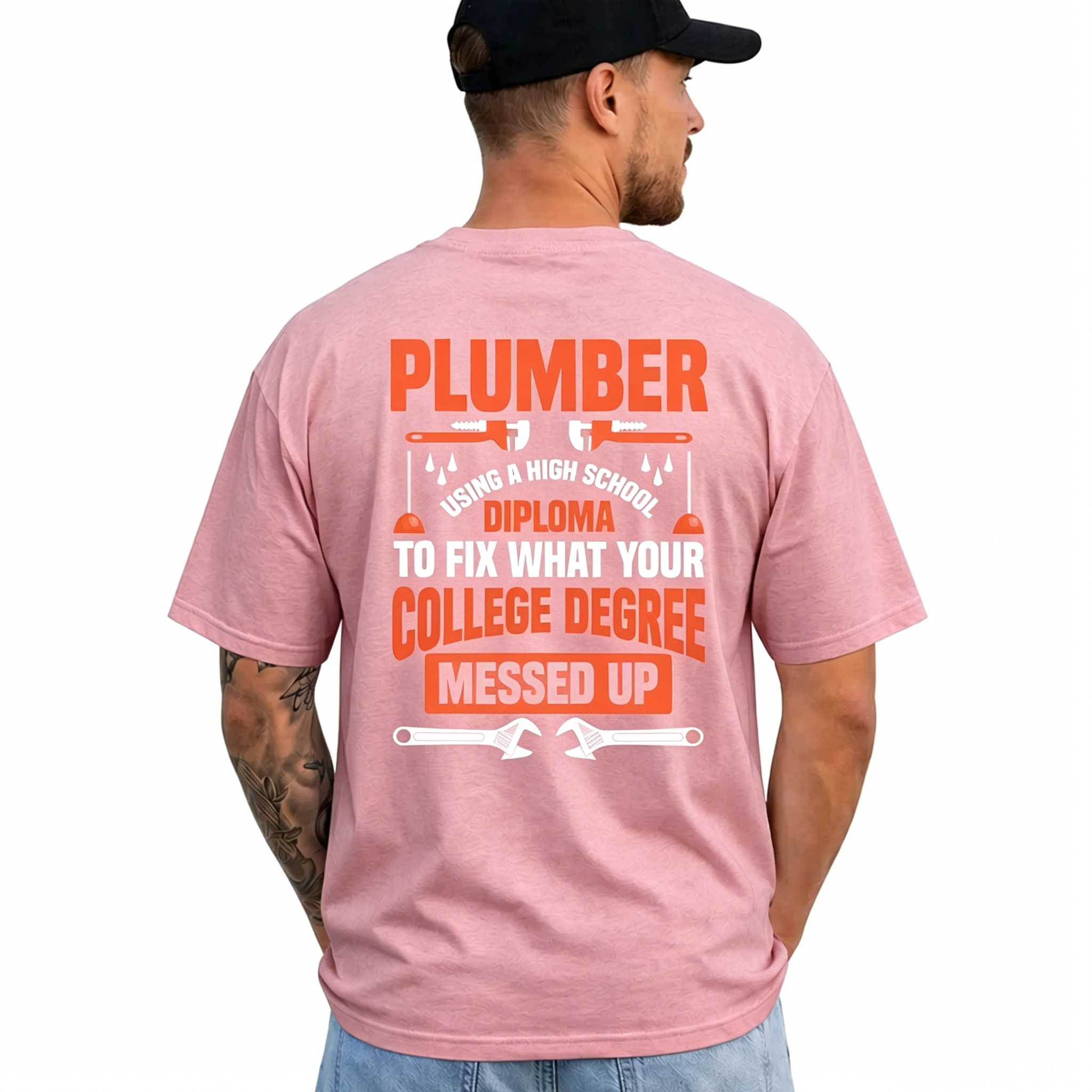 Plumber funny shirt plumbing T-shirt