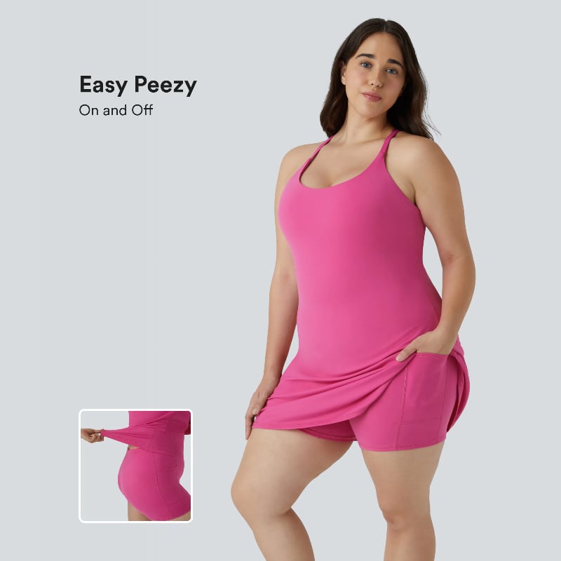 🎁Last Day 49% OFF🔥The Ultimate Tummy Control Backless Active Dress -Made for Movement & Easy Bathroom Breaks