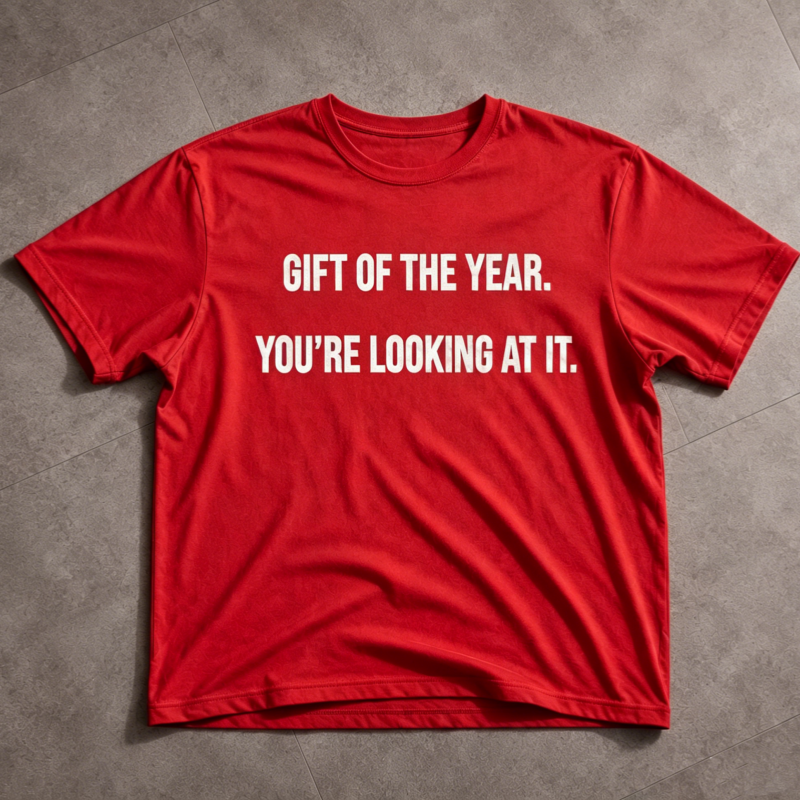 "Gift of the year. Yor’re Looking at it" T-Shirt