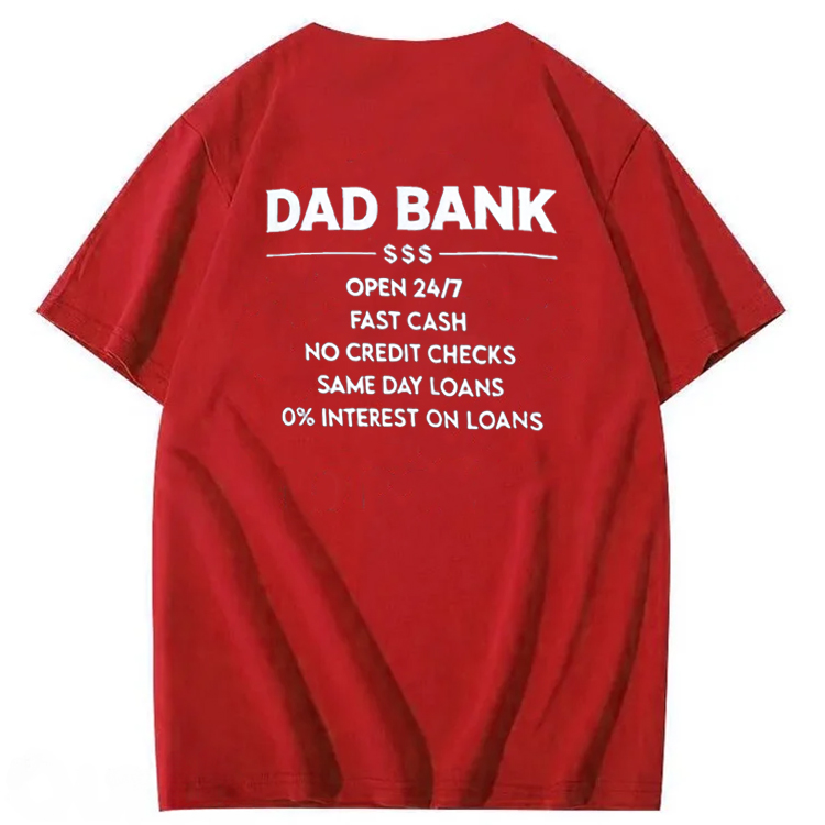 Dad Bank T-shirt, Funny Father's Day Gift