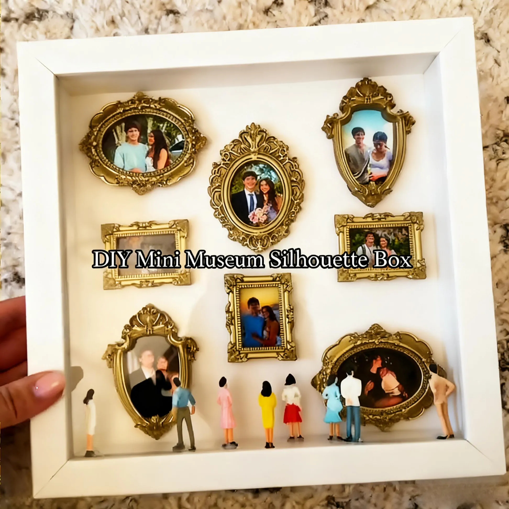 ✨DIY Mini Museum Silhouette Box – Celebrate Your Unique Memories in Style 💖