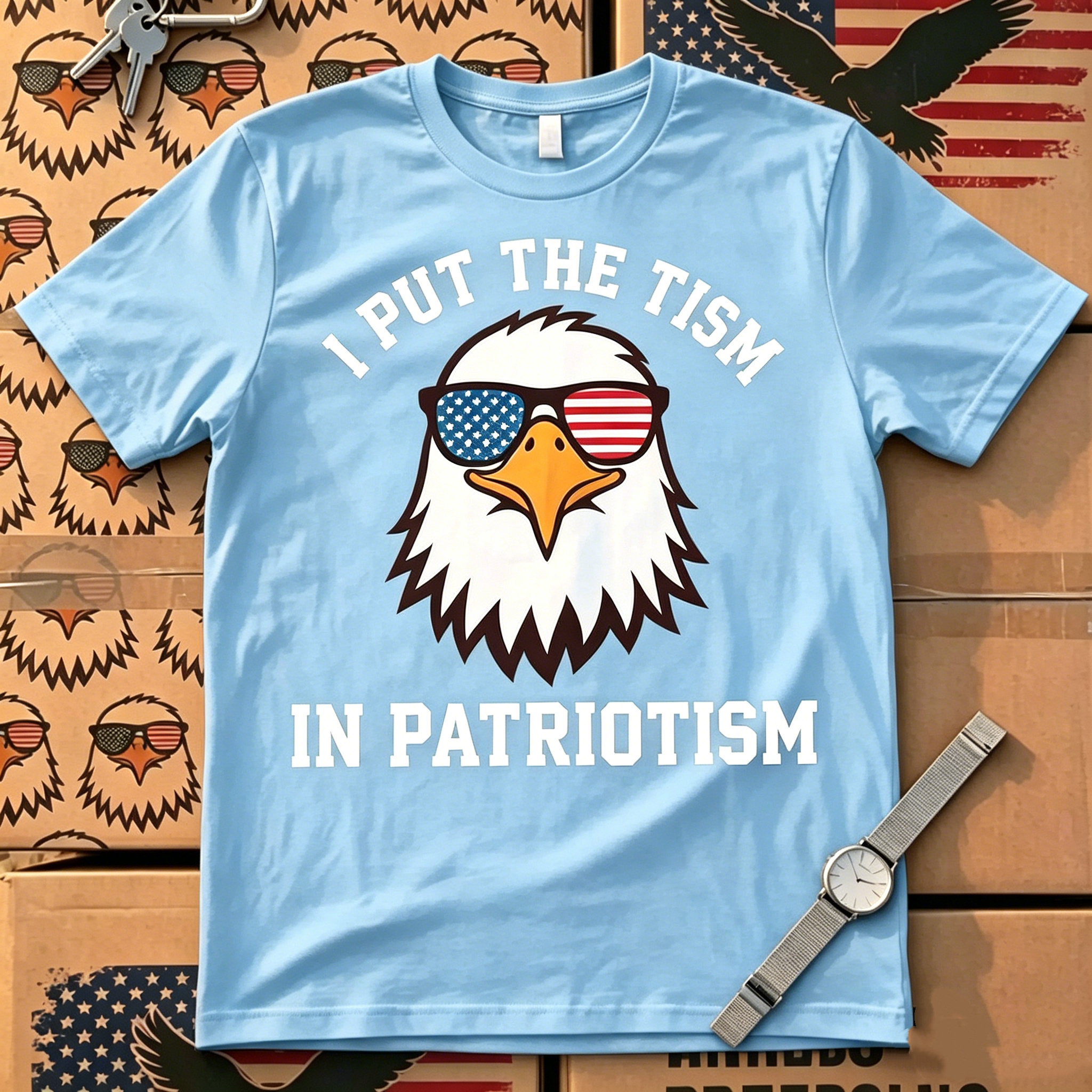 "I Put The Tism in Patriotism" T-Shirt