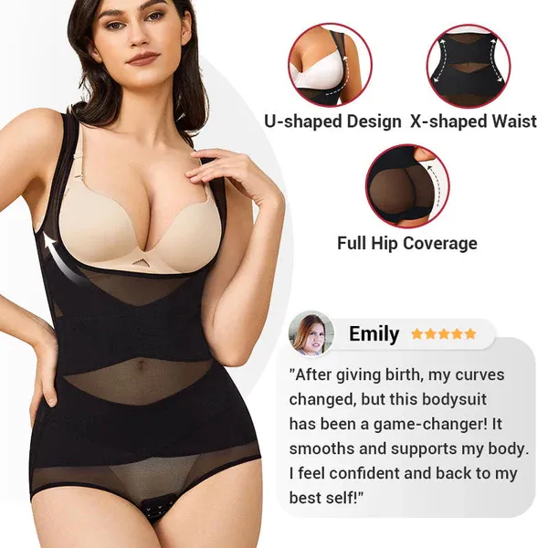 🔥LAST DAY SALE 49% OFF - High-Waist Shapewear Bodysuit – Sculpt Your Dream Curves ✨