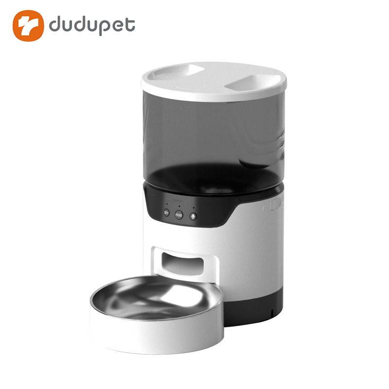 dudupet Smart Wifi Remote Control Intelligent 3L Pet Feeder Automatic Electronic Per Feeder - DU3L-WE