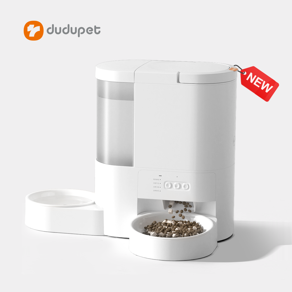 dudupet New Design F13 All-in-One Smart Pet Feeder & Water Dispenser 2 in 1 Automatic Cat Feeder