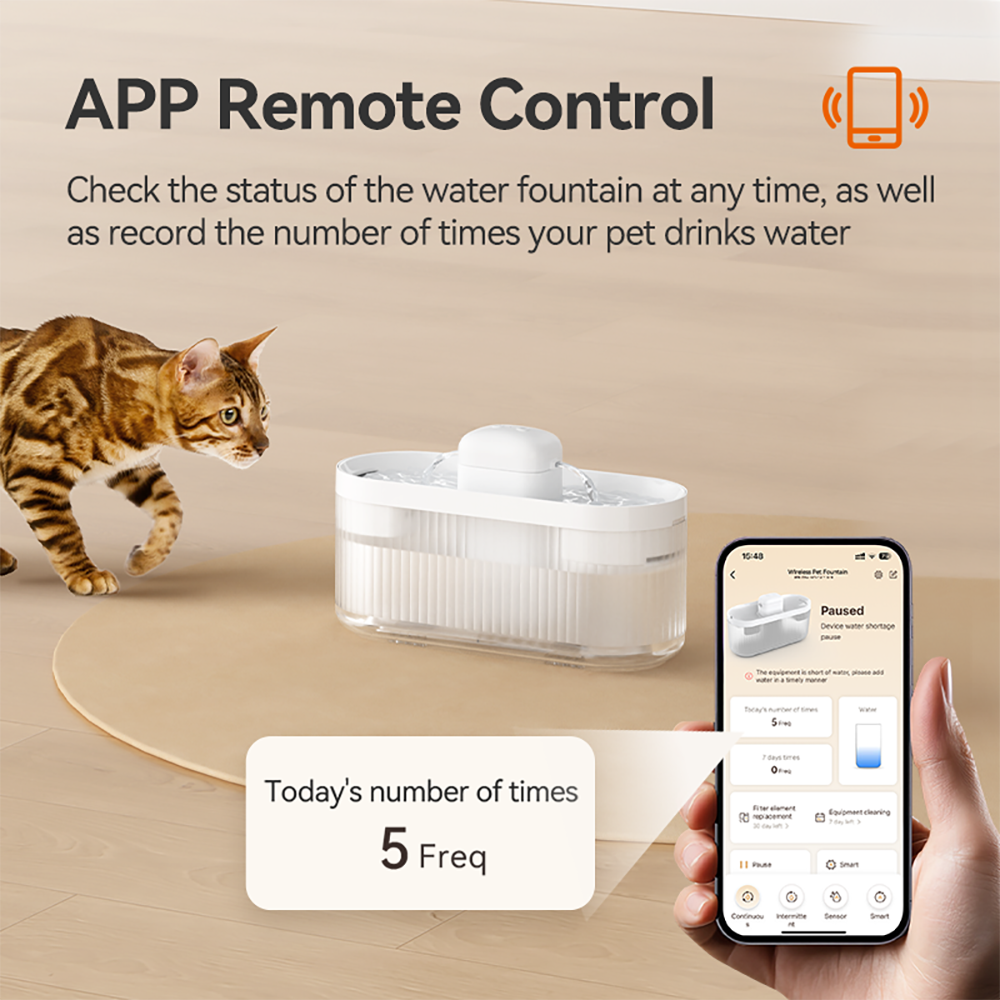 dudupet new arrival Two Sides Water Dispensing Dog Water Fountain 3L Smart Induction Usb Cat Water Fountain 