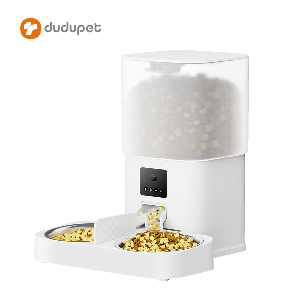 Mobile Phone Control 2-Way Audio WiFi Smart Feeder HD 1080P Camera 6L Video Automatic Pet Feeder