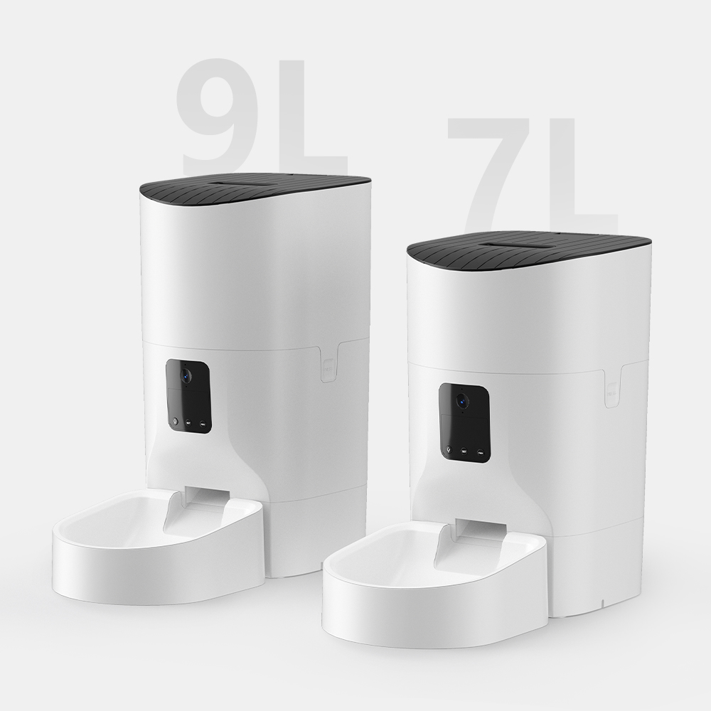 dudupet Auto Dog Cat Smart Pet Feeder Wifi Mobile Phone App Remote Control Microchip Automatic 7L 9L Pet Feeder