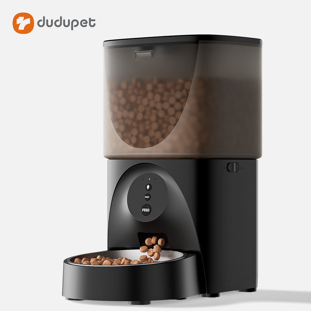 Custom Smart Wifi 4.5L Cat Dog Self Treat Food Dispenser Timed Tuya App Remote Pet Automatic Feeder- DU4L-WQ