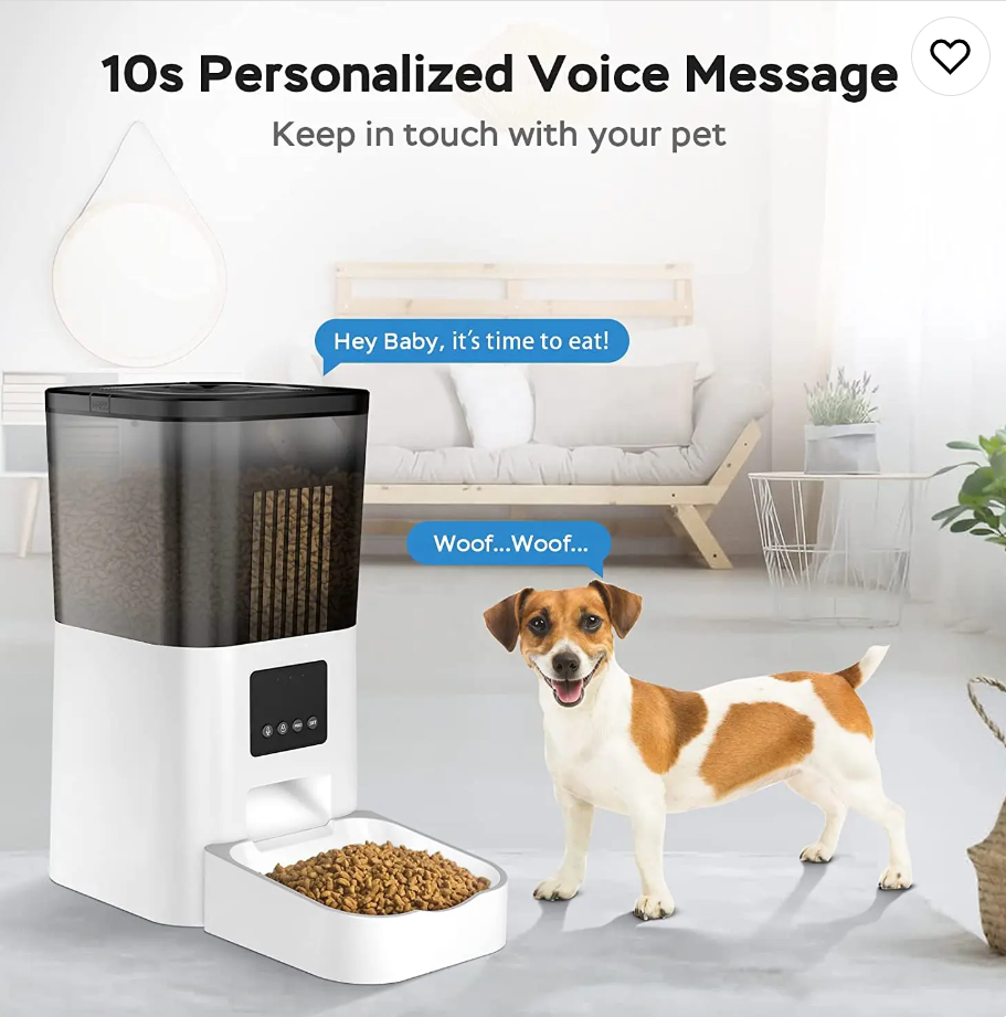 Smart Life APP Real-time Video Automatic Pet Bowls Clog-Free Design Pet Feeder