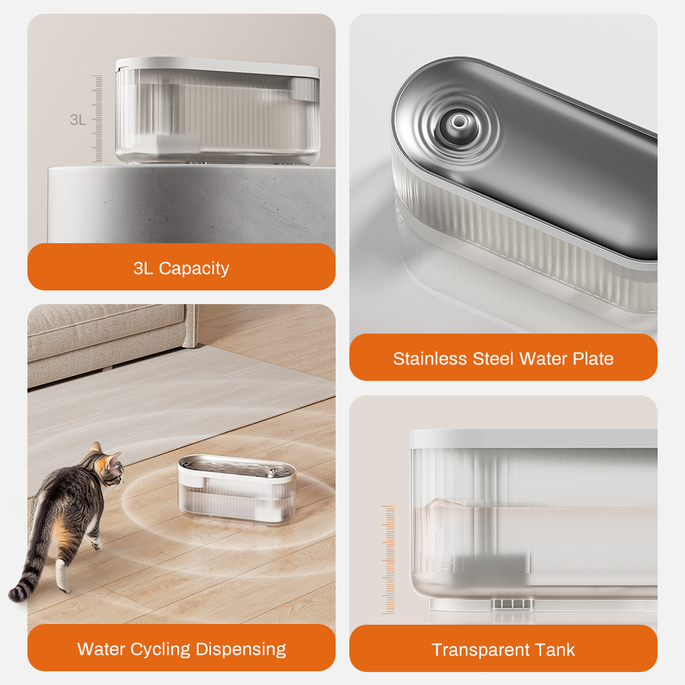 dudupet Pet Product App Remote Control Wfii Smart Water Feeder Automatic Pet Water Dispenser Drink Fountain For Cat Dog