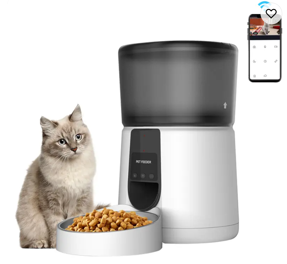 Live Real-time Video Voice Interaction Smart Pet Bowls 3.5L Mobile App Remote Feeding Pet Feeder