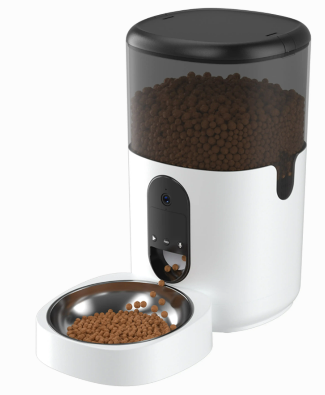 Dual Power Supply Small Animal Automatic Feeders Timing Feeding Dog Au