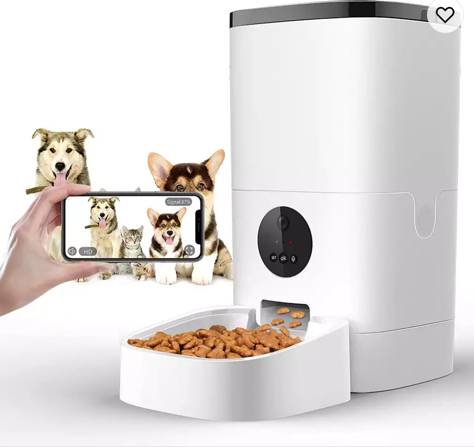 Factory Supplier 4L Pet Bowls Voice Interaction Mobile APP Connect Automatic Pet Feeder