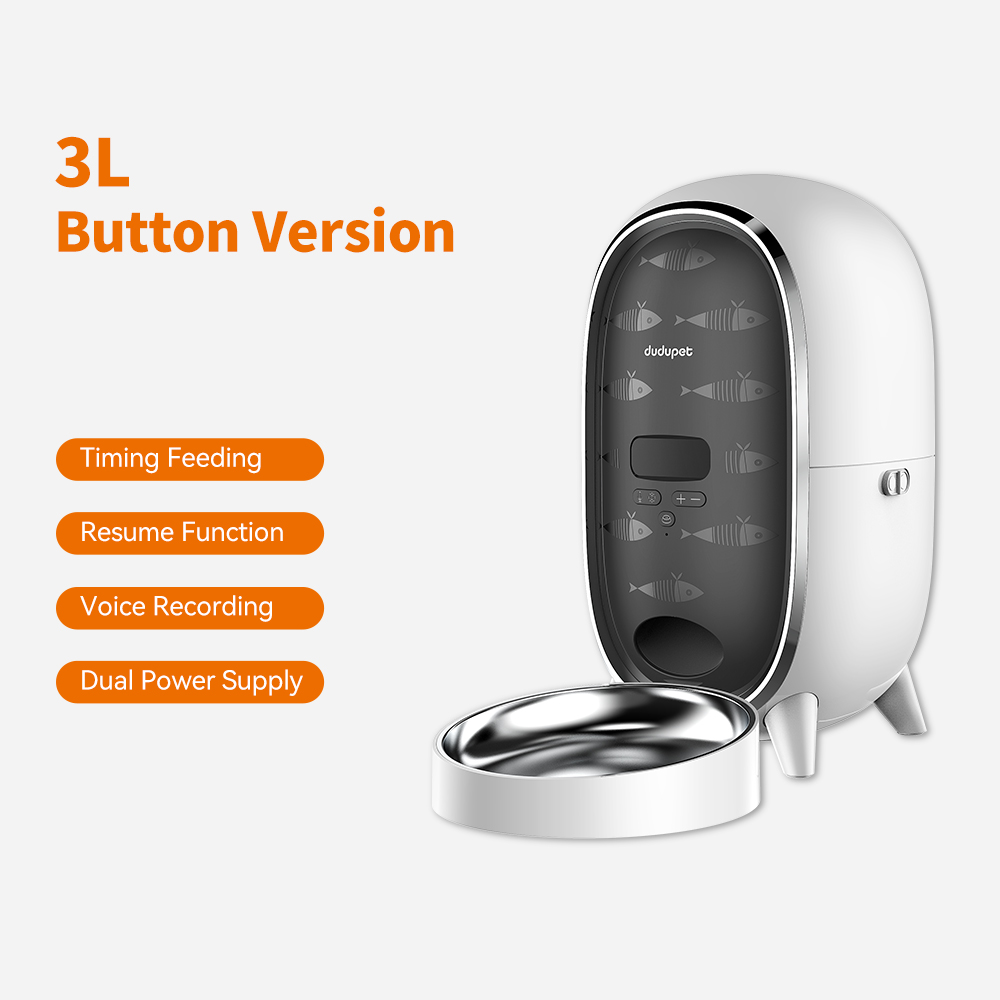 Smart Automatic Schedule Stainless Steel Feed Pet Bowl Time Pets Feeder Cat-Penguin App Type with Camera