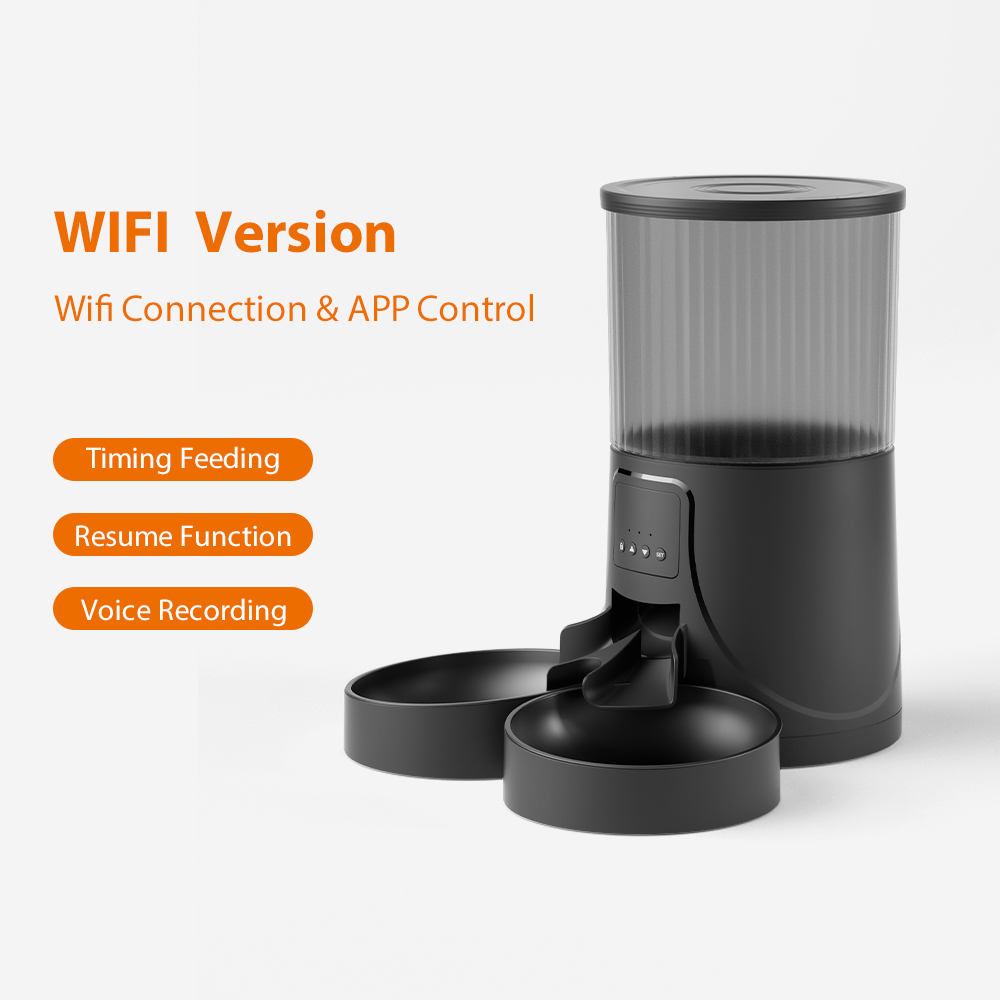 Pets Microchip Time Wifi Remote Cat Dispenser Wholesale Smart Camera Automatic Dog Pet Food Feeder