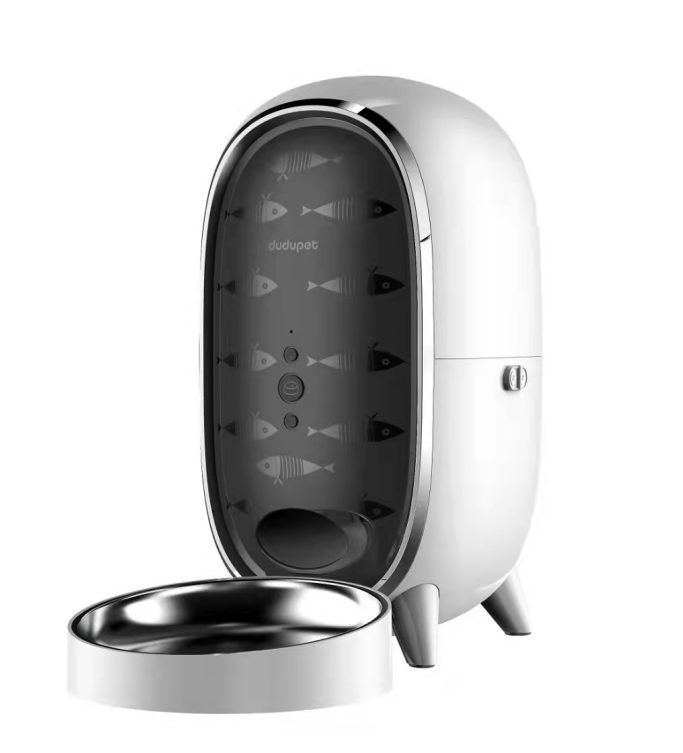 Smart Automatic Schedule Stainless Steel Feed Pet Bowl Time Feeder Cat-Penguin