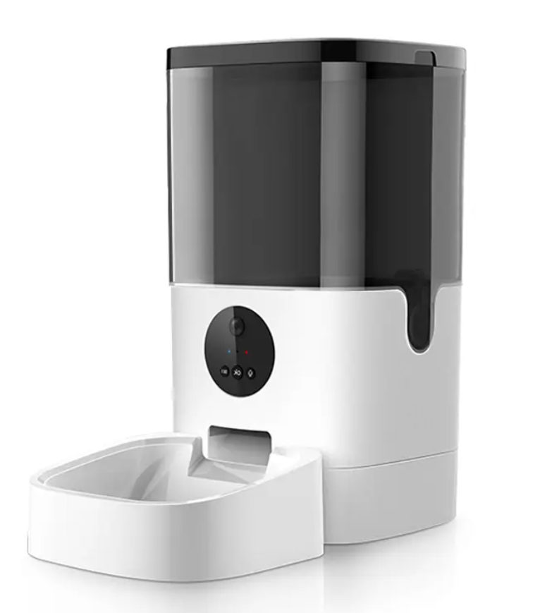 Portable Smart Life App 4L Pet Bowls Video Camera Voice Interaction Automatic Pet Feeder