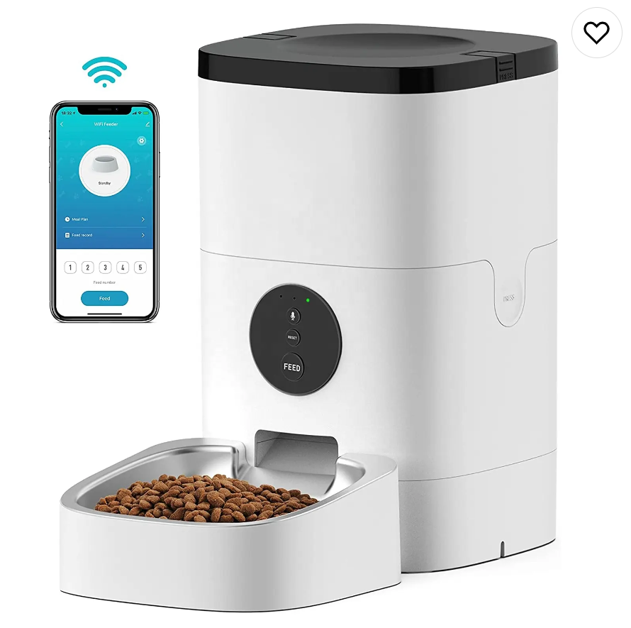 4L Pet Feeder Mobile phone control Fashion Smart Automatic Pet Feeder