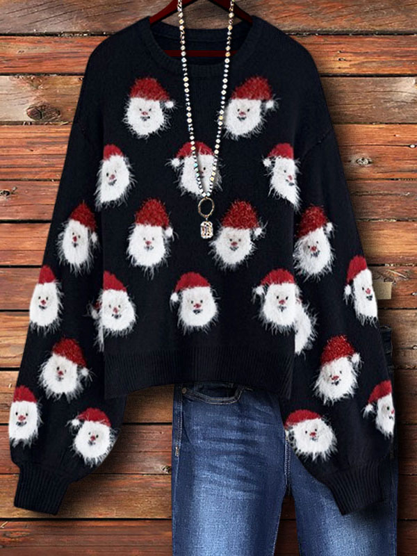 Santa Claus Decorated Sweater