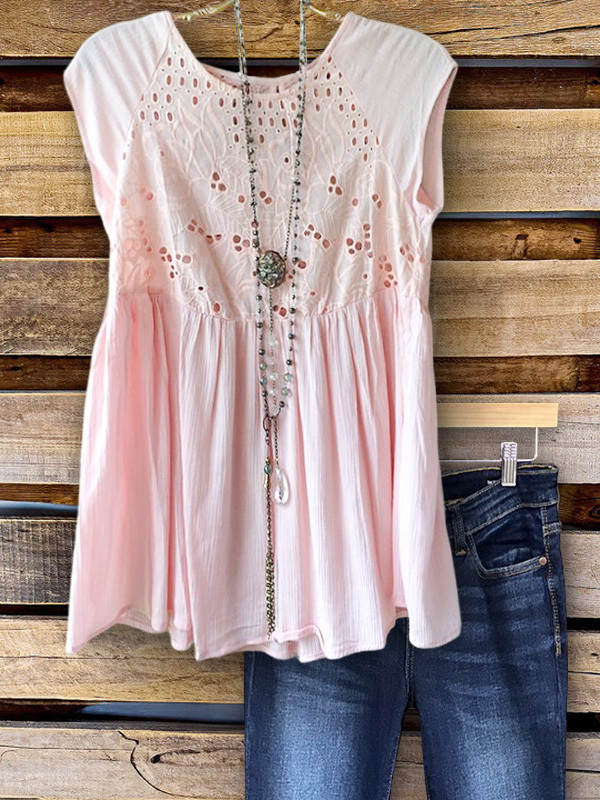 Women's top | Elegant Resort Textured Jacquard Top |Website-shopcharmingrose
