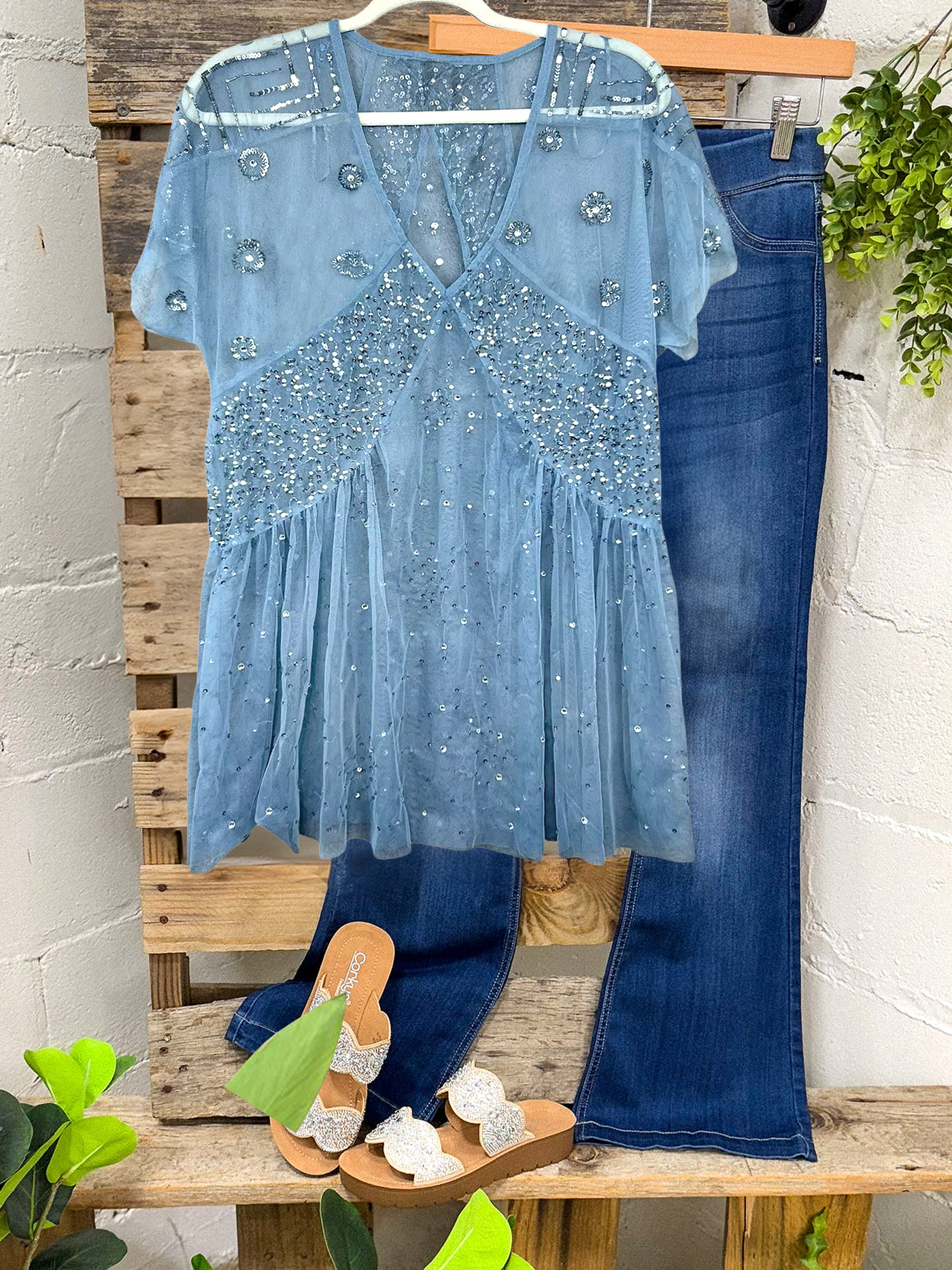 Women's top | Elegant Vintage Shiny Patchwork Top |Website-shopcharmingrose