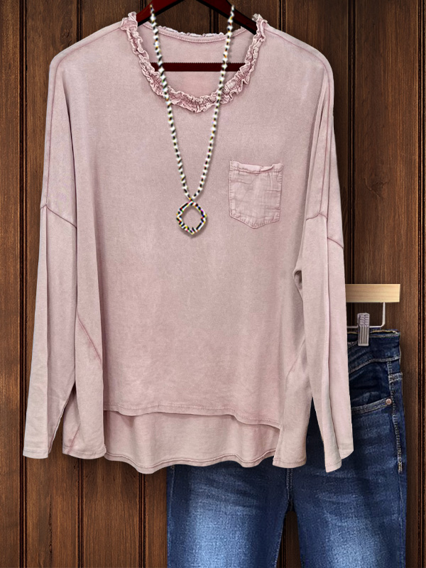 Elegant Floral Collar Top