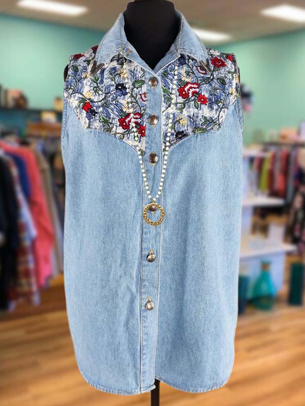 Casual Lapel Floral Panel Top