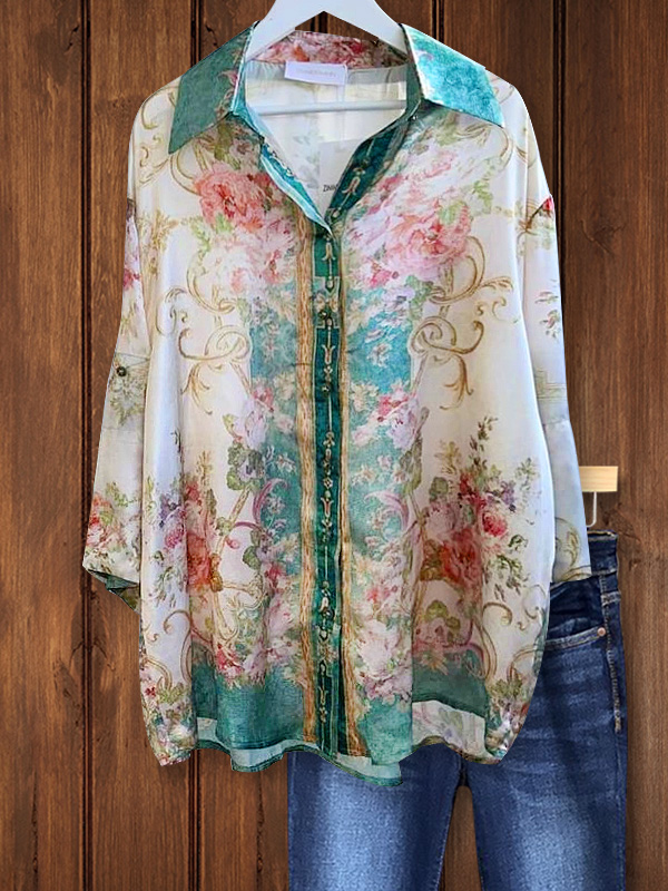 Elegant Floral Shirt